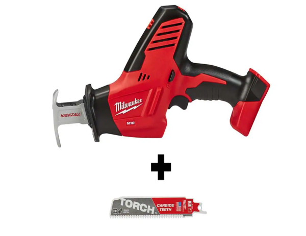 2625-20-48-00-5201 M18 18-Volt Lithium-Ion Cordless Hackzall Reciprocating Saw with Carbide Teeth Metal Cutting  Saw Blade