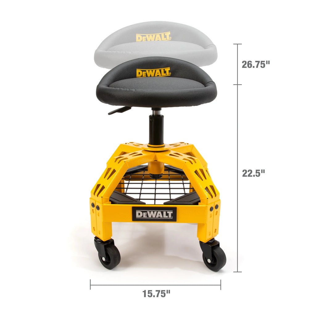 2025 Adjustable Shop Stool with Casters