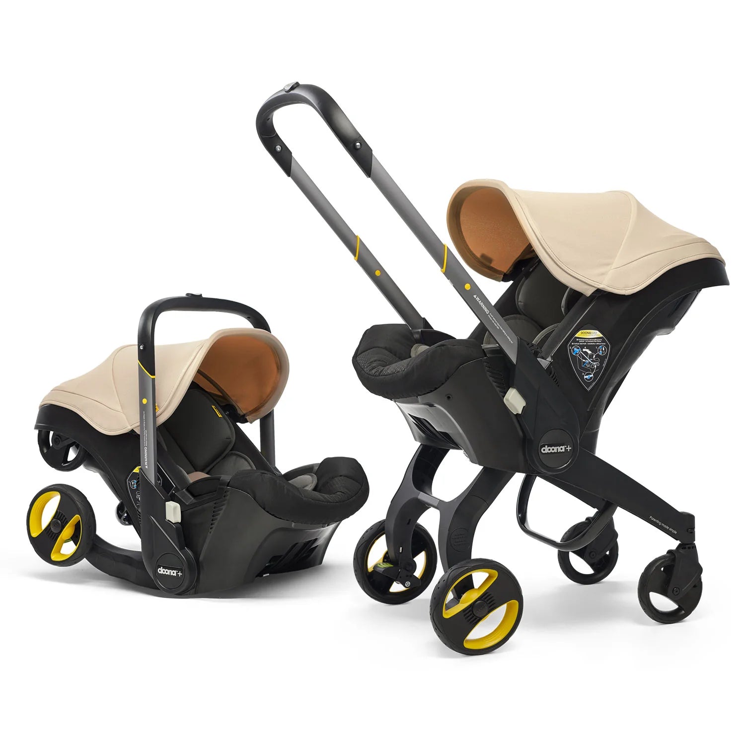 2025 Doona Midnight Edition Infant Car Seat & Stroller Combo – Stylish All-in-One Travel System