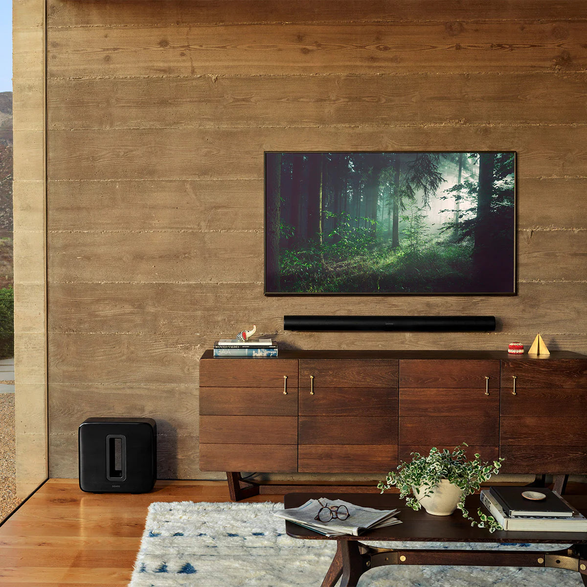 2025 Sonos Ultimate Immersive Set with Arc Ultra Soundbar, Sub 4 Subwoofer, & Pair of Era 300 Wireless Speakers (Black)