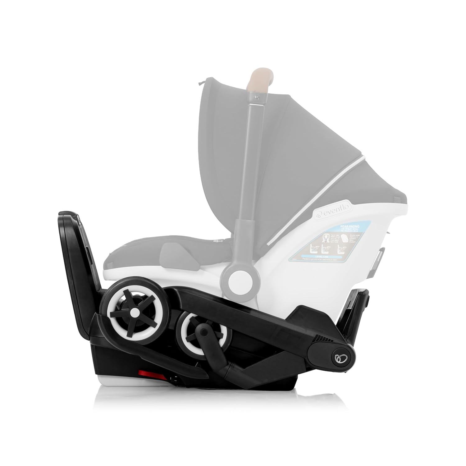 Gold Shyft DualRide Infant Car Seat and Stroller Combo with Carryall Storage (Moonstone Gray)