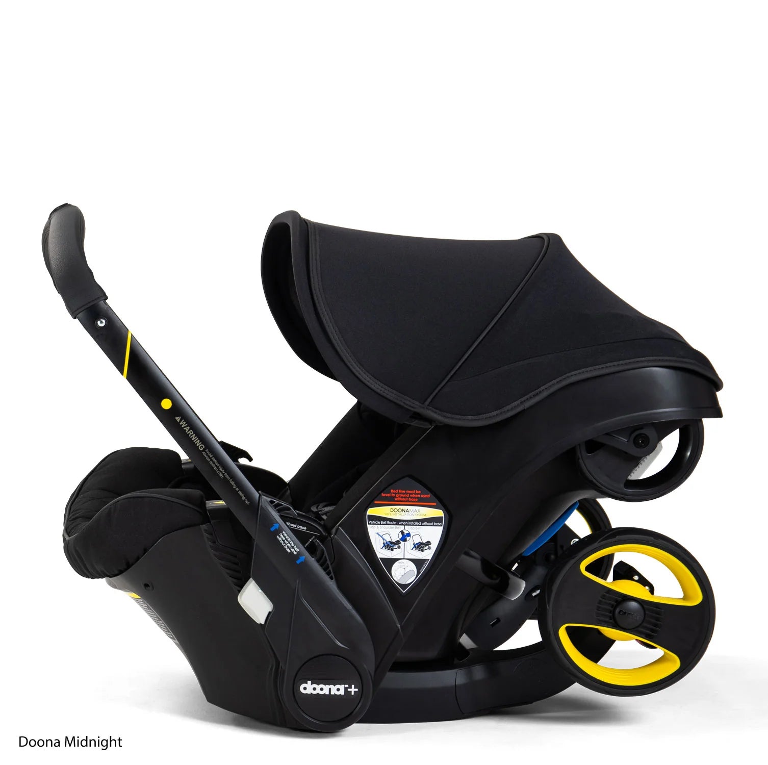 2025 Doona Midnight Edition Infant Car Seat & Stroller Combo – Stylish All-in-One Travel System