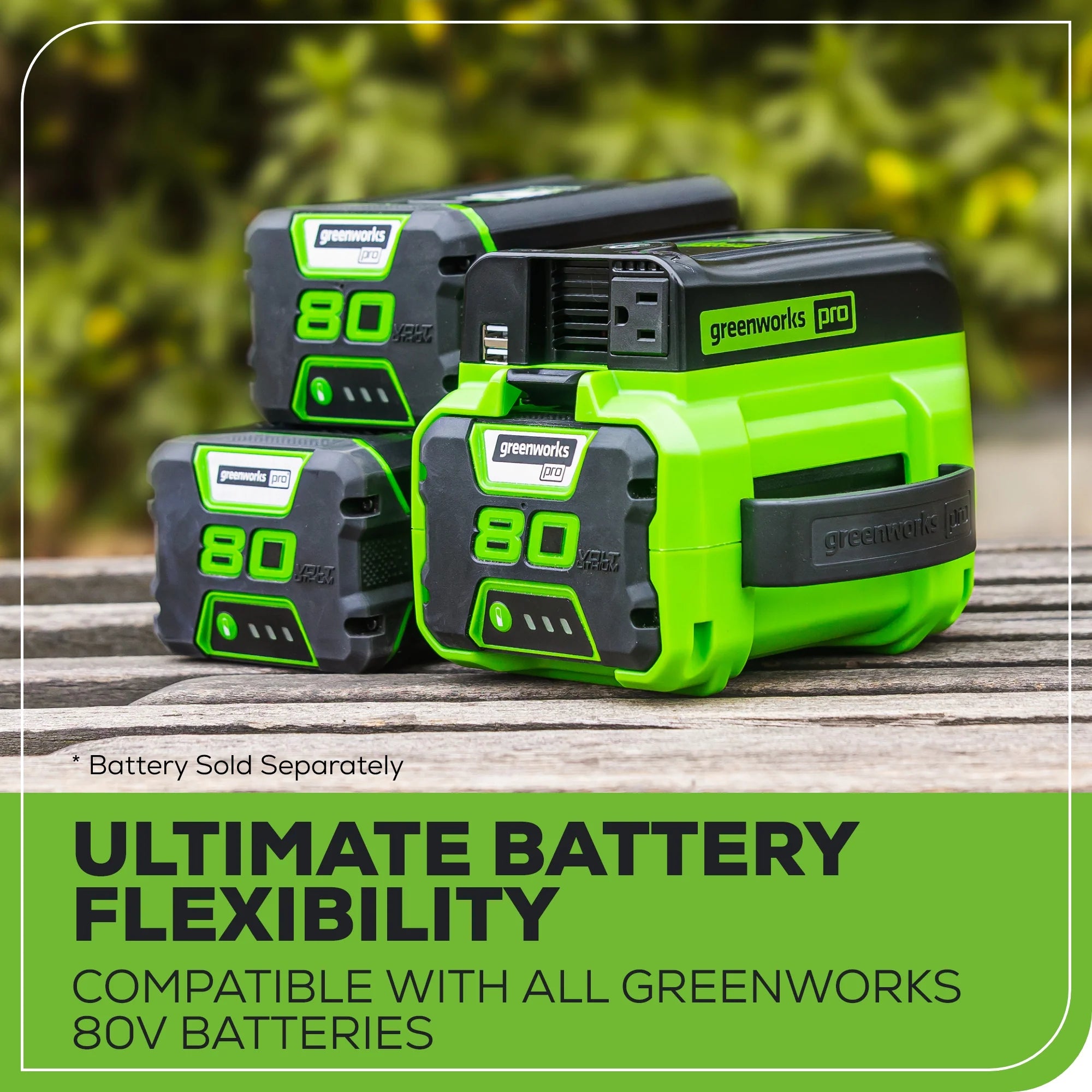 2025 80V Cordless Battery 300 Watt Power Inverter (Tool Only)