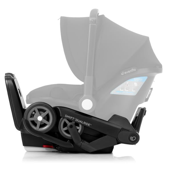 Gold Shyft DualRide Infant Car Seat and Stroller Combo with Carryall Storage (Moonstone Gray)
