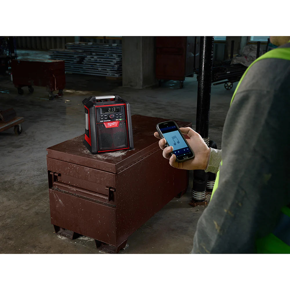 2025 Milwaukee 2792-20 M18 18V Jobsite Bluetooth Radio/Charger - Bare Tool