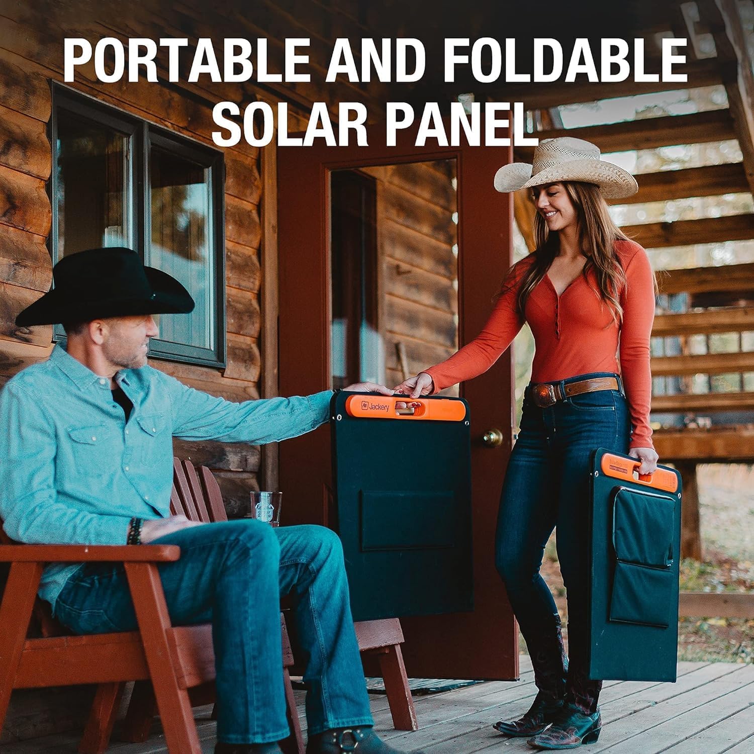 100W Portable Solar Panel for Explorer 240/300/500/1000/1500 Power Station, Foldable Solar Cell Solar Charger with USB Outputs for Phones,Ideal for Rooftops Outdoor Camping and RVs