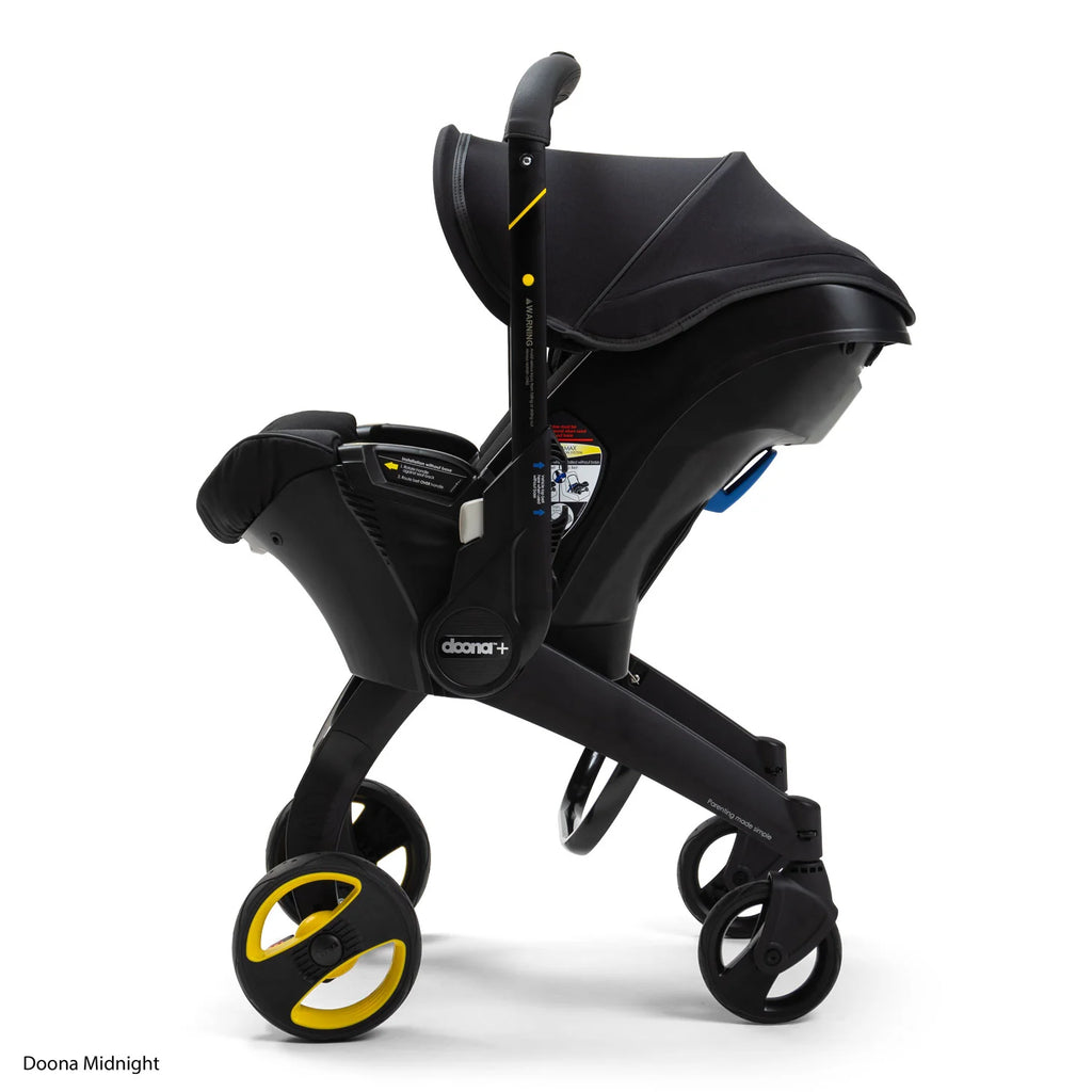 2025 Doona Midnight Edition Infant Car Seat & Stroller Combo – Stylish All-in-One Travel System