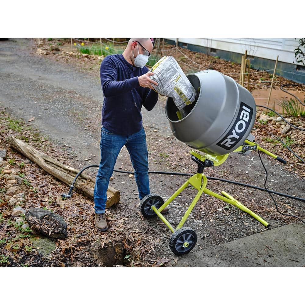 2025 RYOBI 5.0 cu. ft. Portable Concrete Mixer RMX001