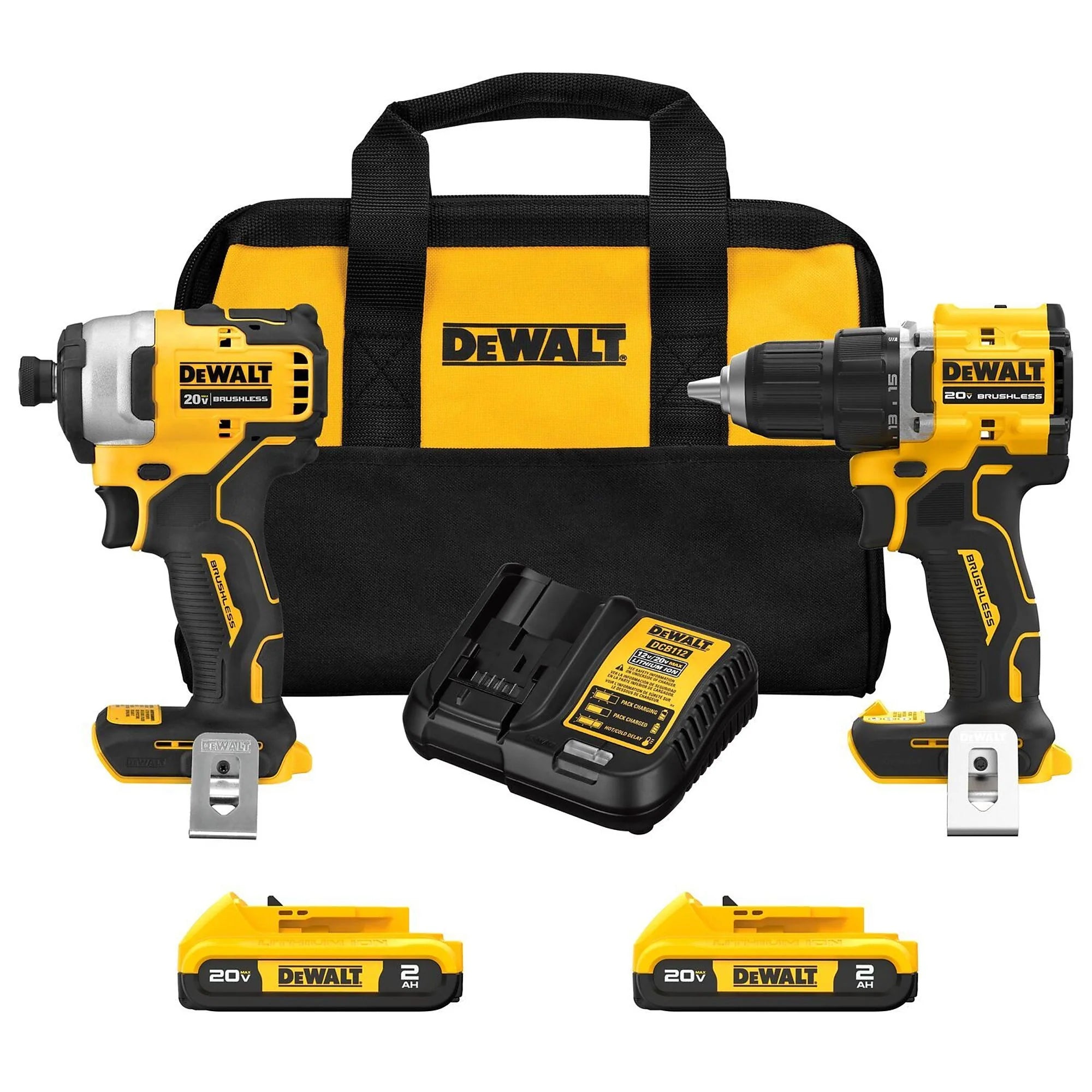 2025 DeWalt DCK225D2 ATOMIC 20V MAX Brushless 2-Tool Combo Kit