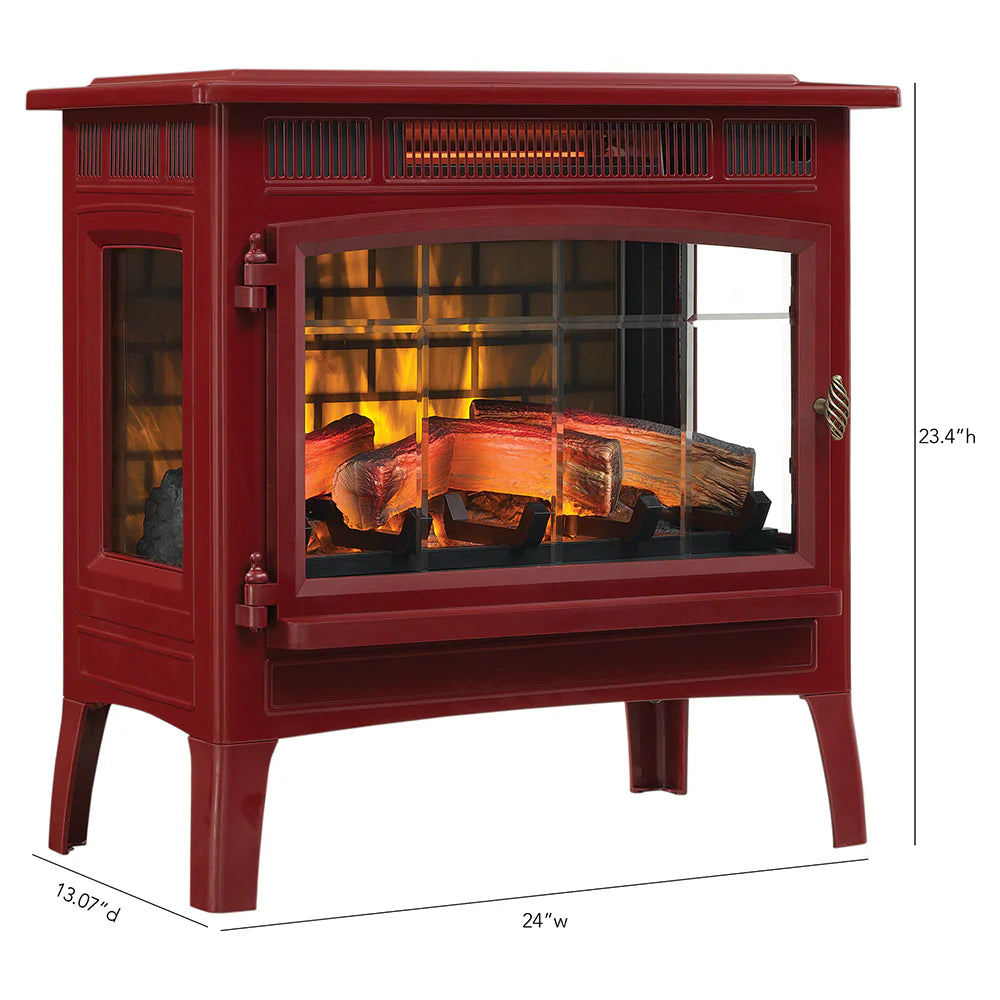 2025 Duraflame 3D Cinnamon Infrared Electric Fireplace Stove with Remote Control - DFI-5010-03