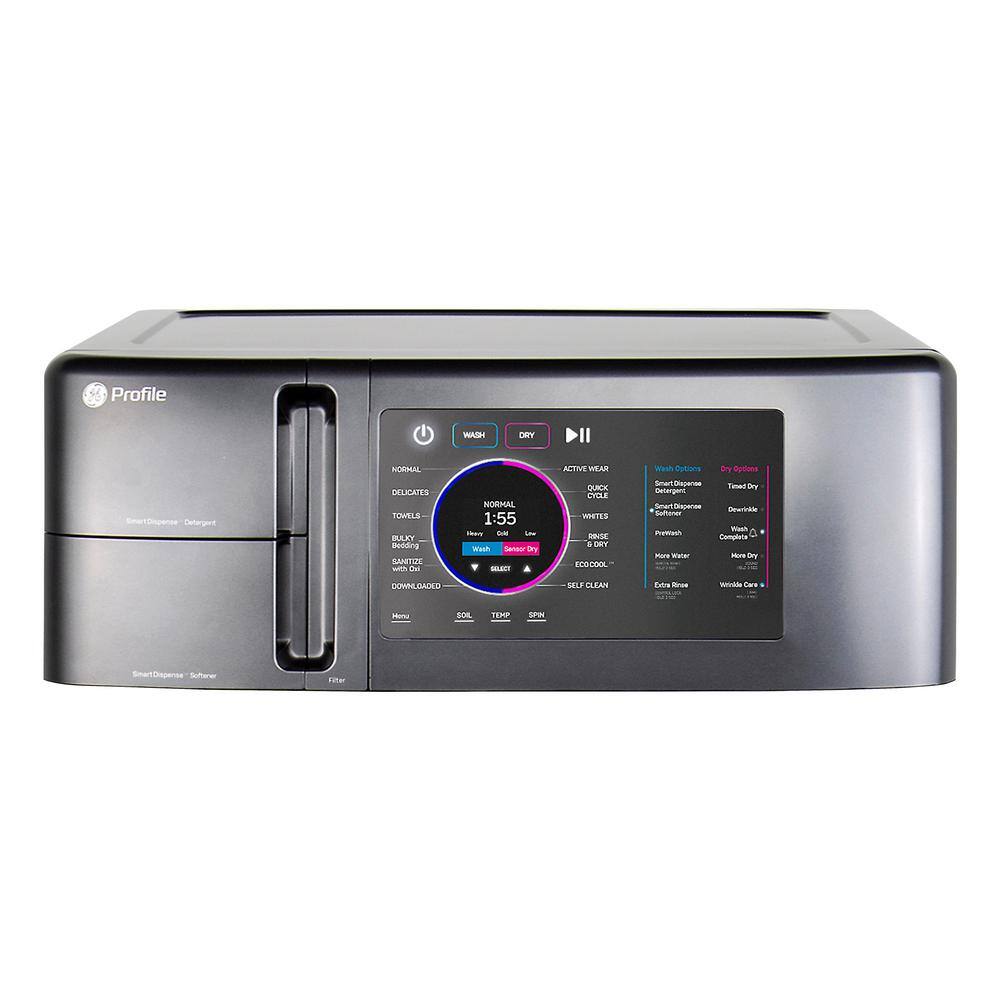 2025 GE Profile 4.8 cu. ft. UltraFast Combo Washer  Dryer with Ventless Heat Pump Technology in Carbon Graphite