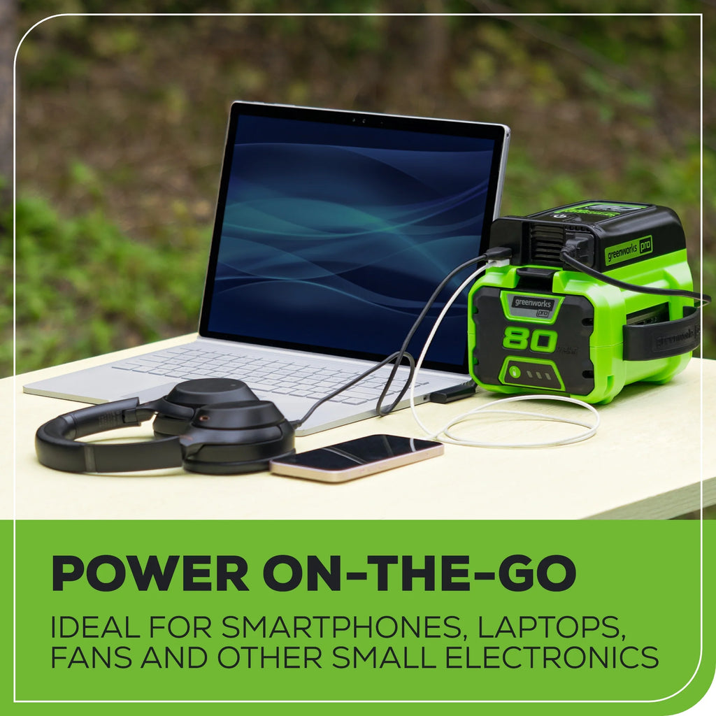 2025 80V Cordless Battery 300 Watt Power Inverter (Tool Only)