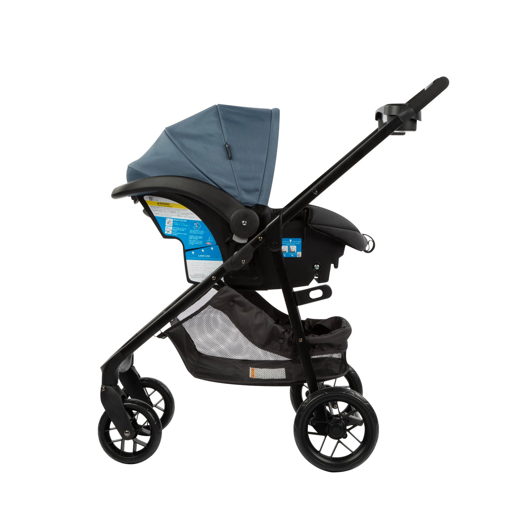 2025 Safety 1st Grow and Go Sprint Modular Travel System Stroller with Rear-Facing Infant Car Seat, Bluestone