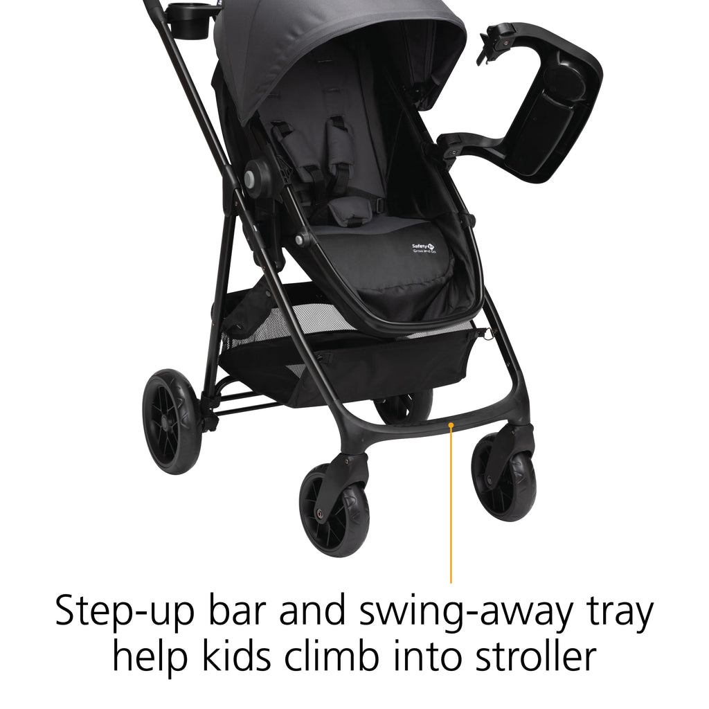 2025 Safety 1st Grow and Go Sprint Modular Travel System Stroller with Rear-Facing Infant Car Seat, Bluestone