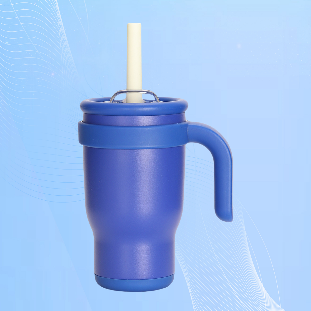 Outdoor Thermobecher 140oz mit Henkel – Dunkelblau