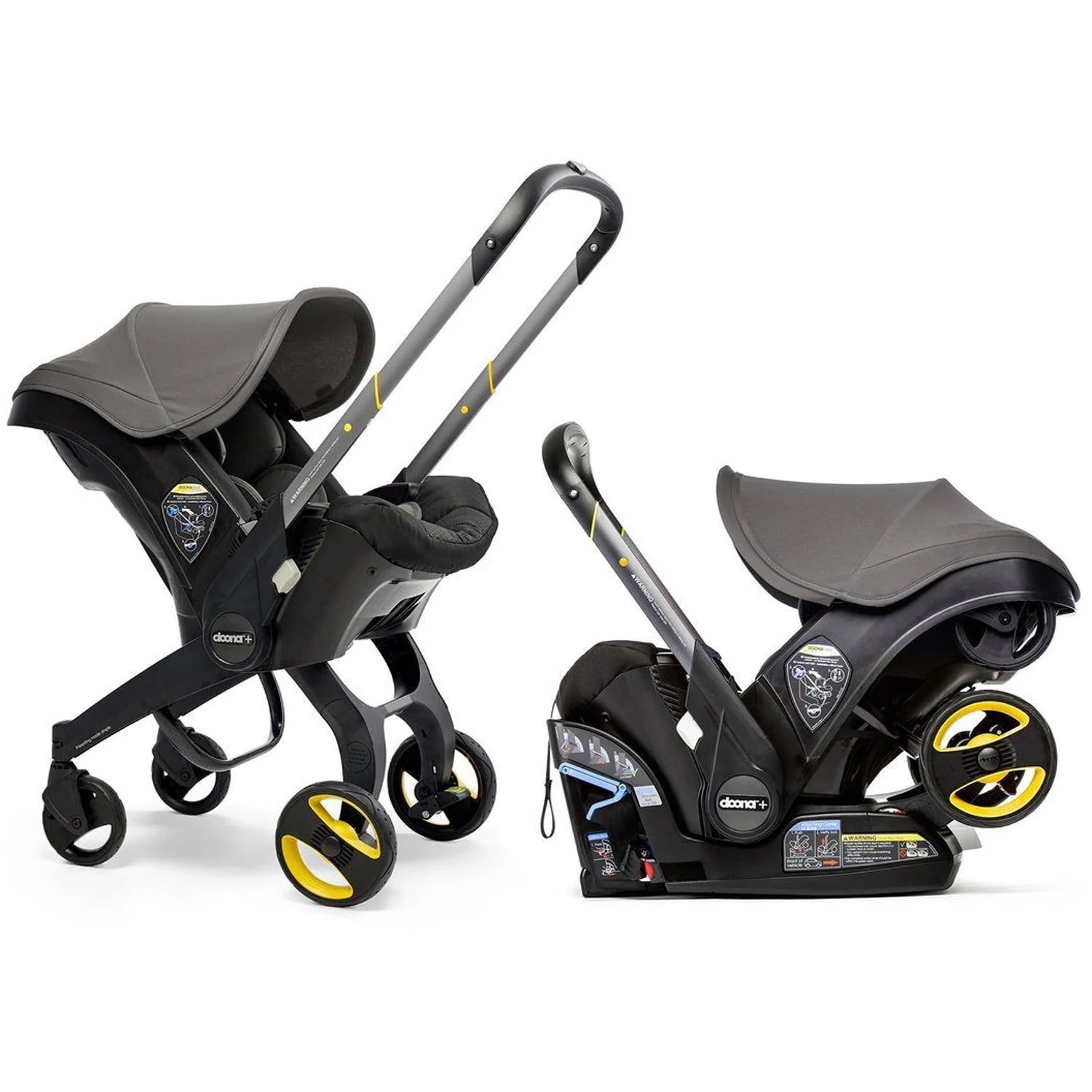 2025 Doona Midnight Edition Infant Car Seat & Stroller Combo – Stylish All-in-One Travel System
