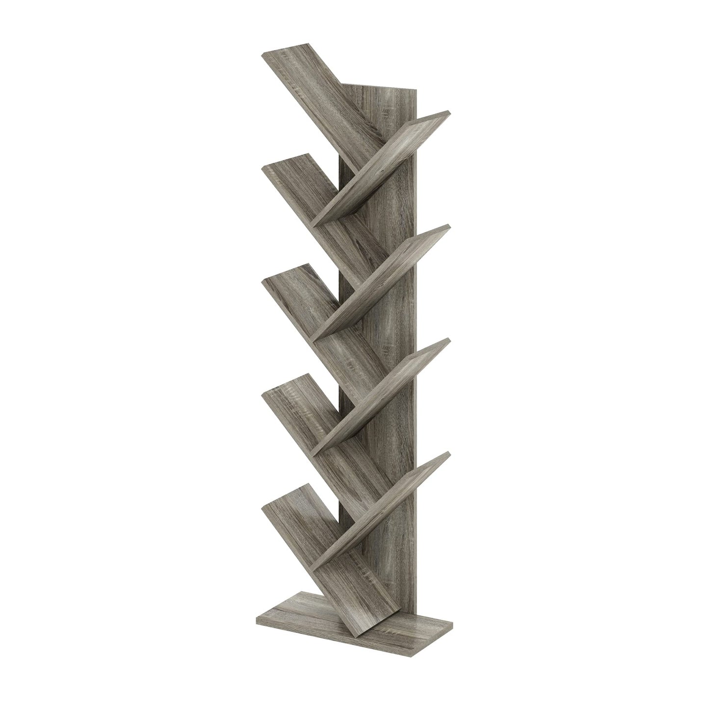 5-Cube Bookshelf, Reversible Bookcase – White Finish Dimensions: 9.4" D x 19.5" W x 31.5" H