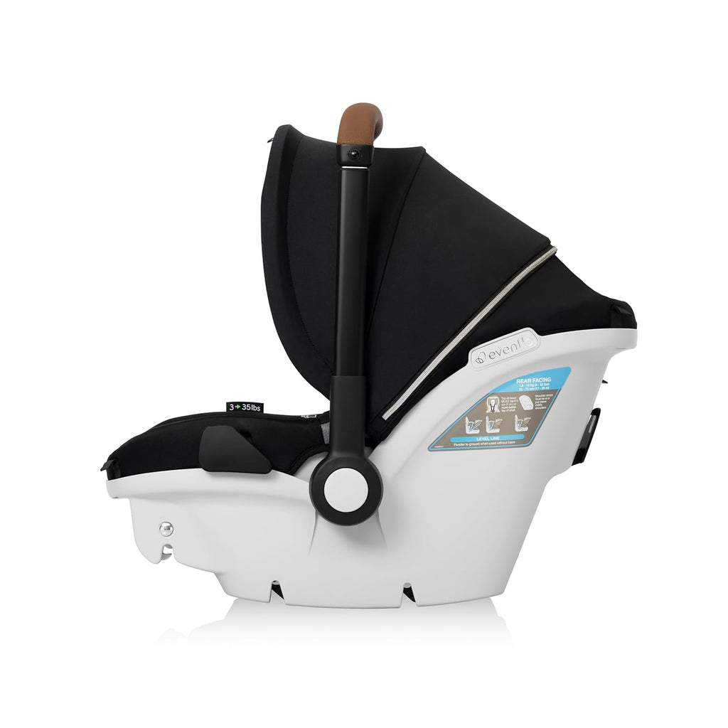 Gold Shyft DualRide Infant Car Seat and Stroller Combo with Carryall Storage (Moonstone Gray)