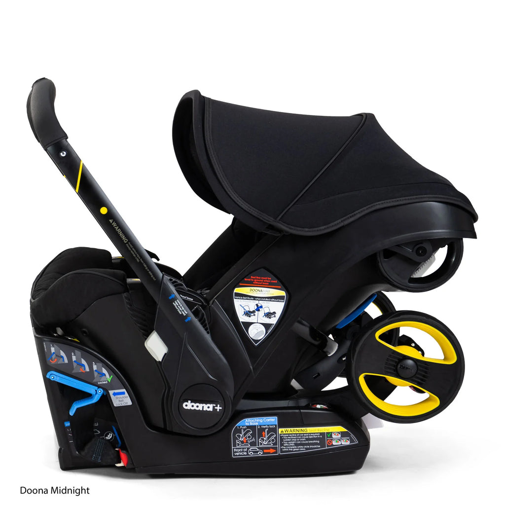 2025 Doona Midnight Edition Infant Car Seat & Stroller Combo – Stylish All-in-One Travel System