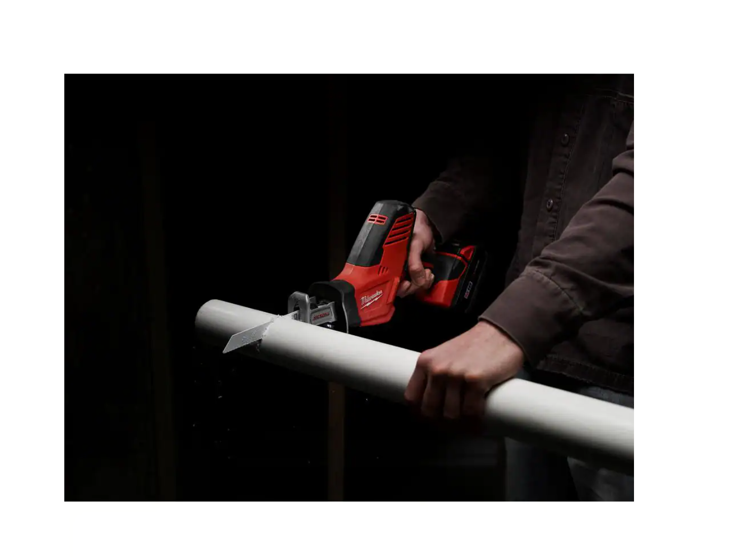 2625-20-48-11-1820 M18 18-Volt Lithium-Ion Cordless Hackzall Reciprocating Saw with 2.0 Ah Compact Battery