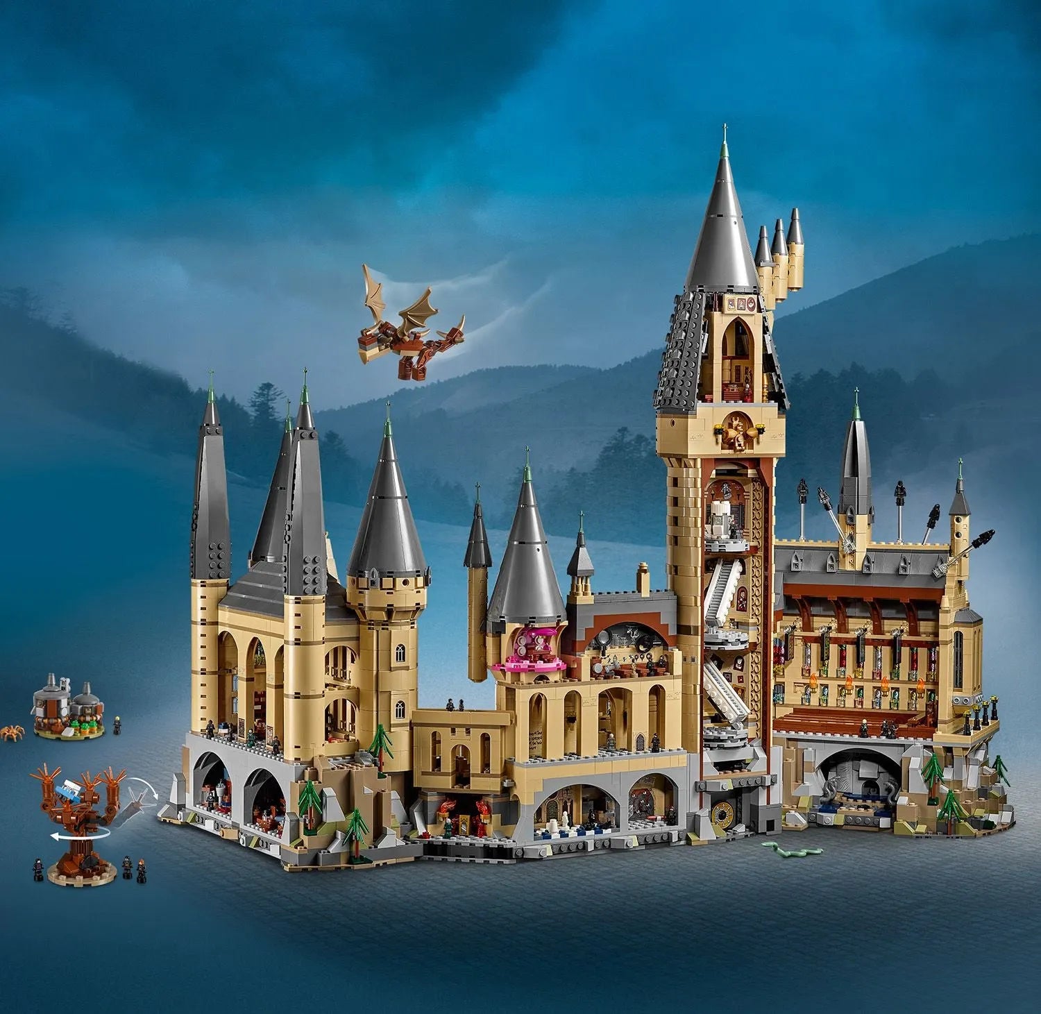 2025 LEGO Het Kasteel Zweinstein met 6.000 stenen 71043 Harry Potter