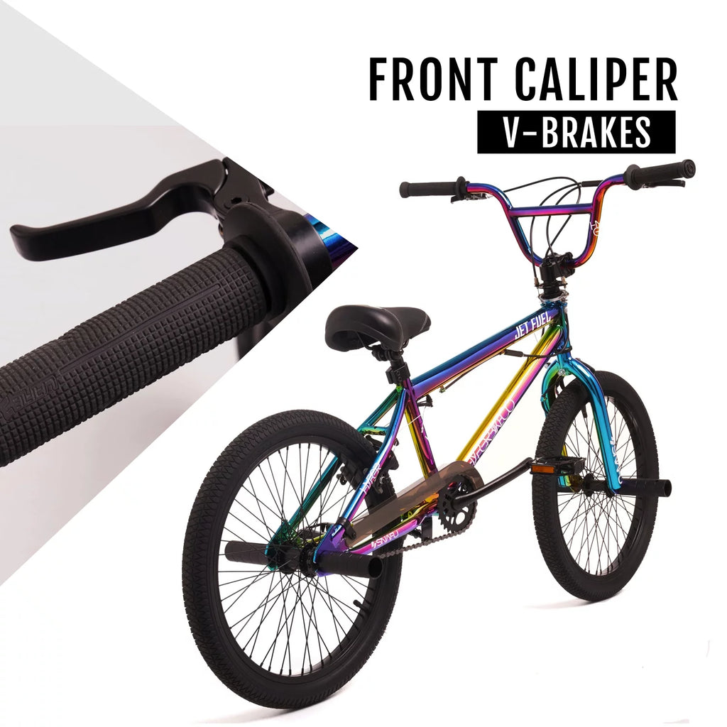 2025 Hyper Bicycles 20" Jet Fuel BMX Bike for kids, Recommended Ages 8 to 13 Years Old