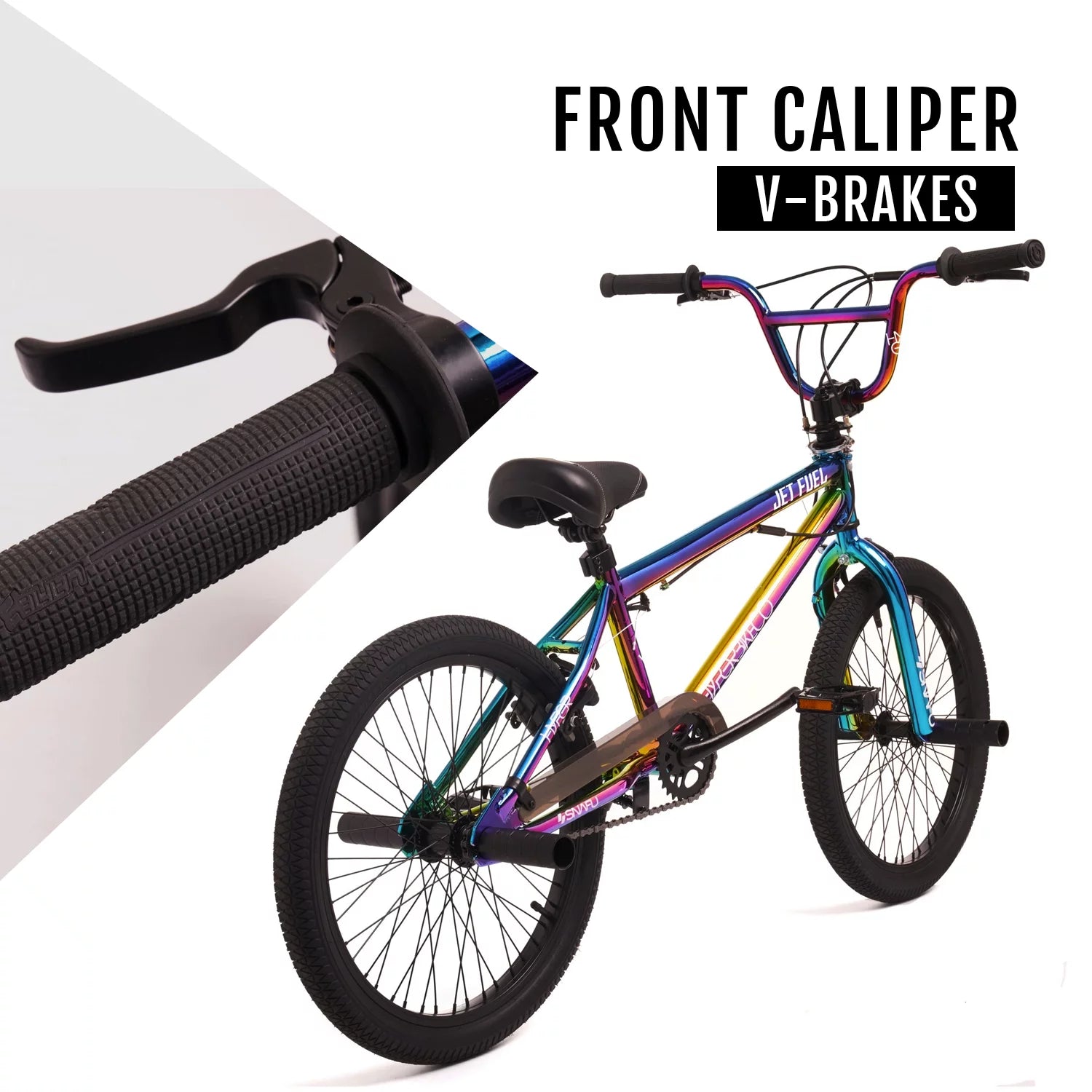 2025 Hyper Bicycles 20" Jet Fuel BMX Bike for kids, Recommended Ages 8 to 13 Years Old