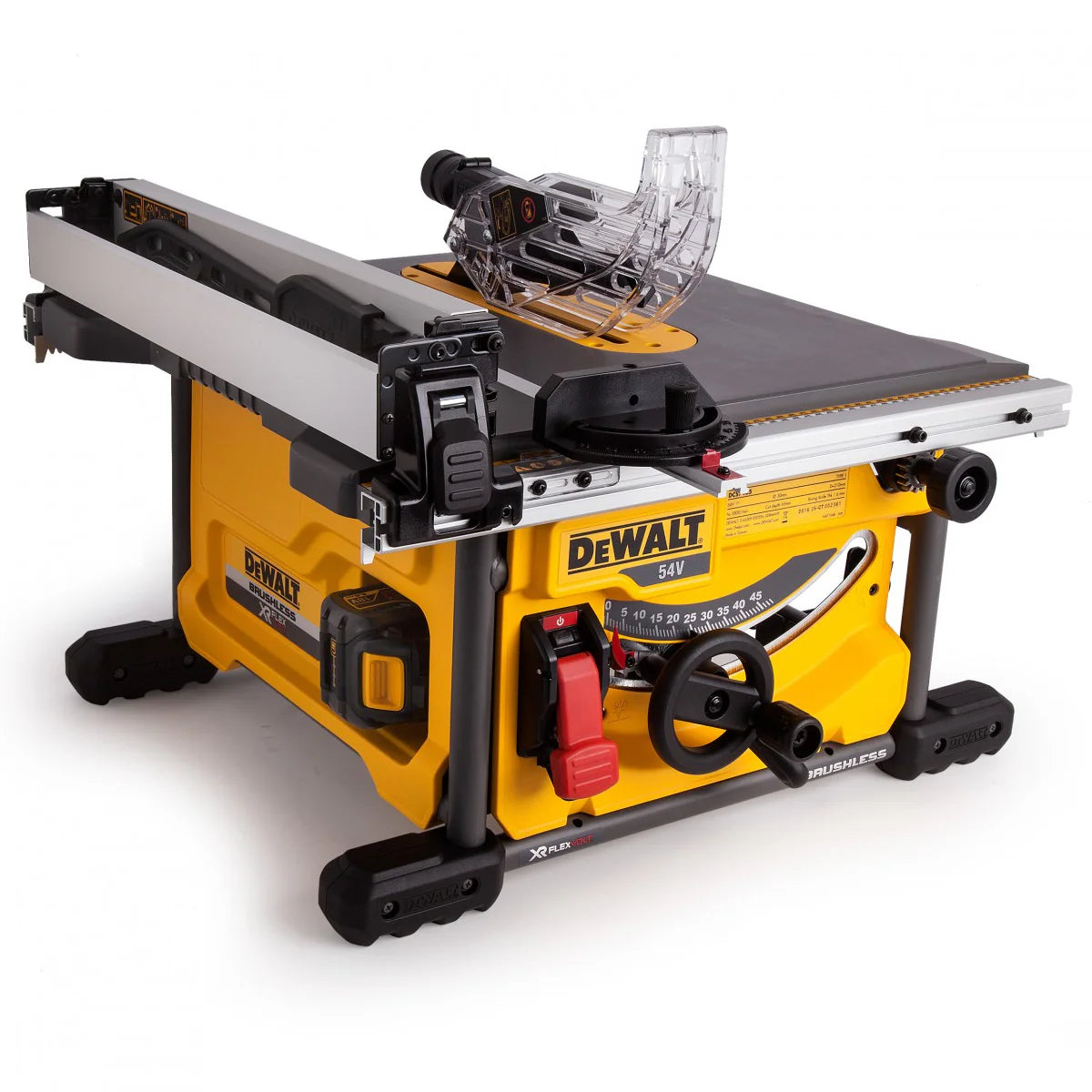 2025 Dewalt DCS7485T2 54V Flexvolt Brushless 210mm Table Saw with 2 x 6.0Ah Batteries & Charger
