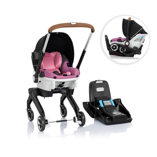 Gold Shyft DualRide Infant Car Seat and Stroller Combo with Carryall Storage (Moonstone Gray)