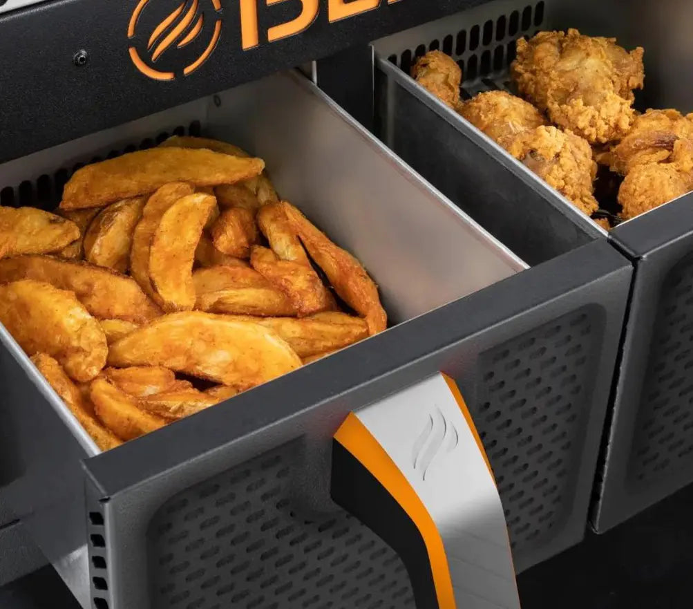 2025 Clearance Sale Blackstone 2-Burner 28" Griddle with Electric Air Fryer and Hood