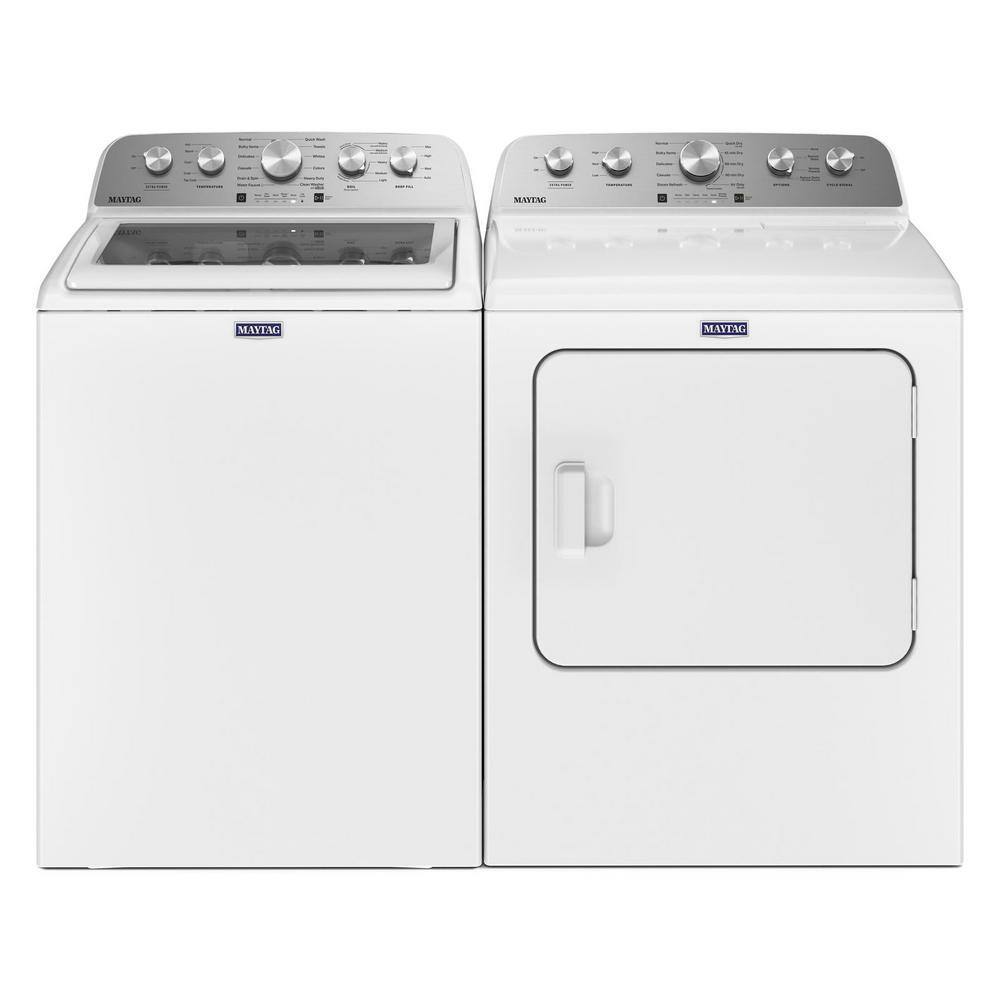 2025 Maytag 4.8 cu. ft. Top Load Washer with Extra Power Boost, White – MVW5430MW