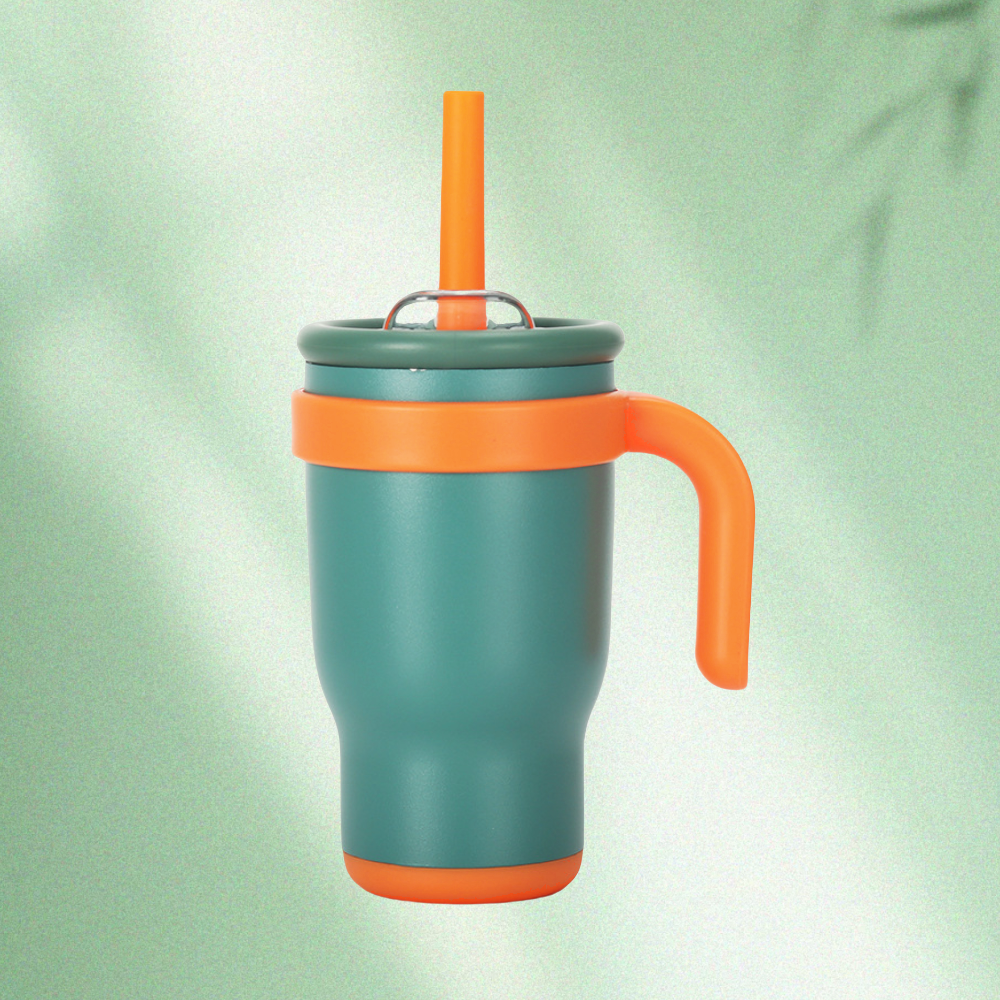 Outdoor Thermobecher 140oz mit Henkel – Bambusgrün