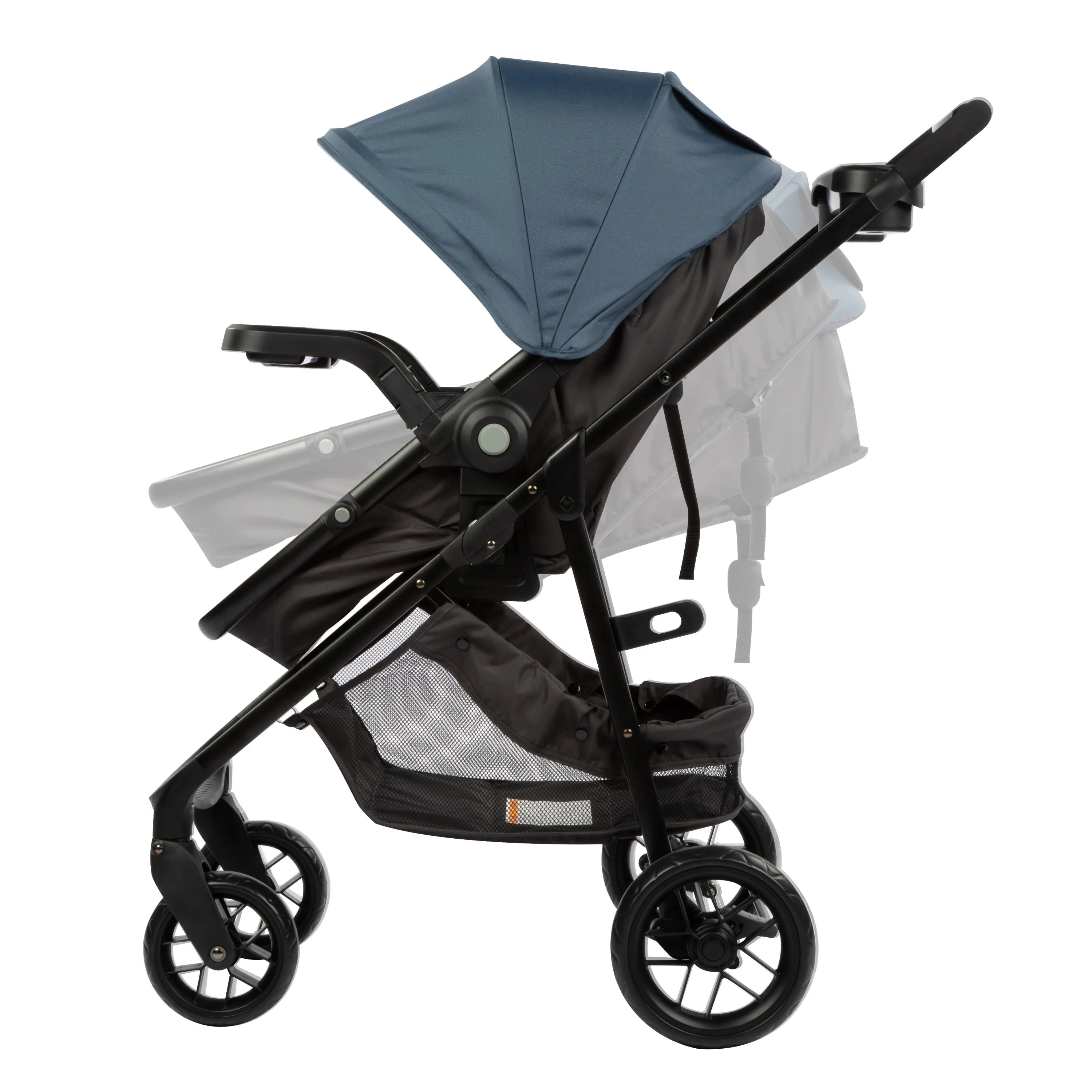 2025 Safety 1st Grow and Go Sprint Modular Travel System Stroller with Rear-Facing Infant Car Seat, Bluestone
