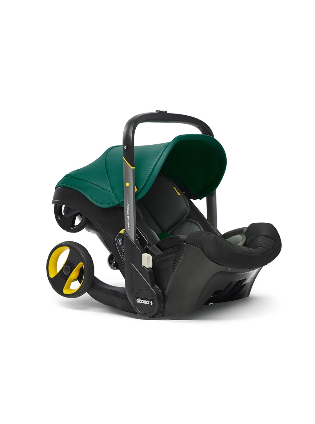 2025 Doona Infant Car Seat Stroller with LATCH Base – Midnight Edition | Car to Stroller in Seconds, Aircraft Approved, Includes Essentials Bag