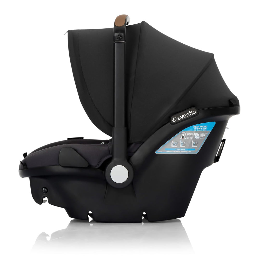 Gold Shyft DualRide Infant Car Seat and Stroller Combo with Carryall Storage (Moonstone Gray)