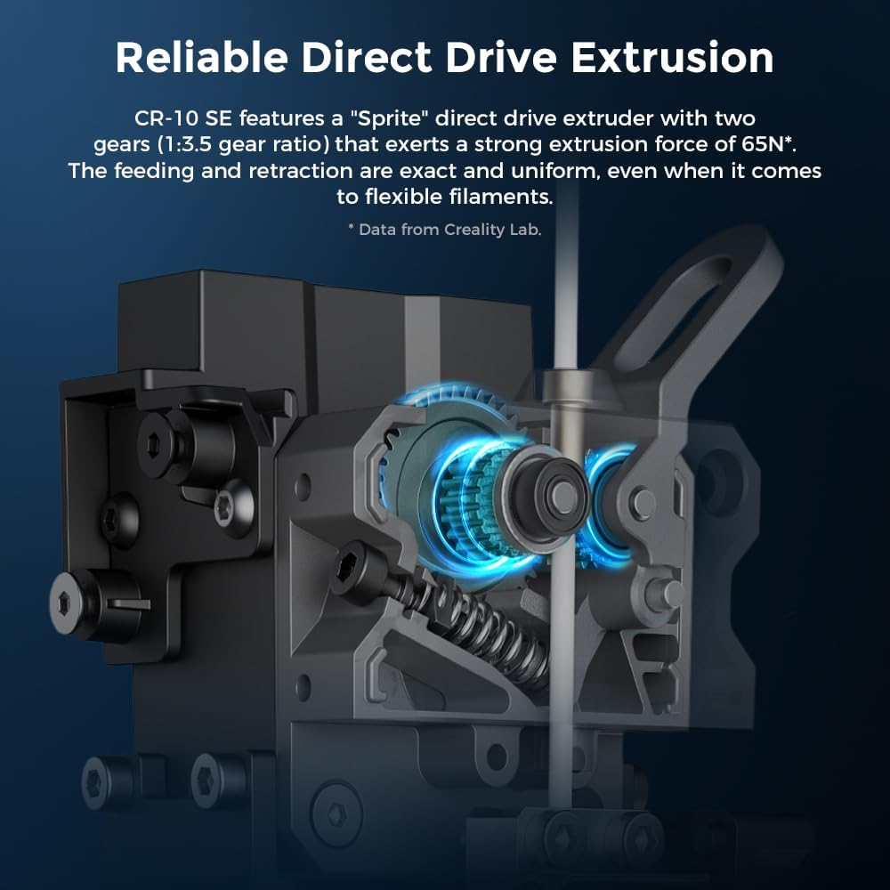 2024 New Version Creality K1C 3D Printer, 600mm/s Fast Printing Speed and Clog-free Direct Extruder, Support 300℃ Printing and Carbon Fiber Filament, Auto Leveling and AI Camera 8.66*8.66*9.84 inch
