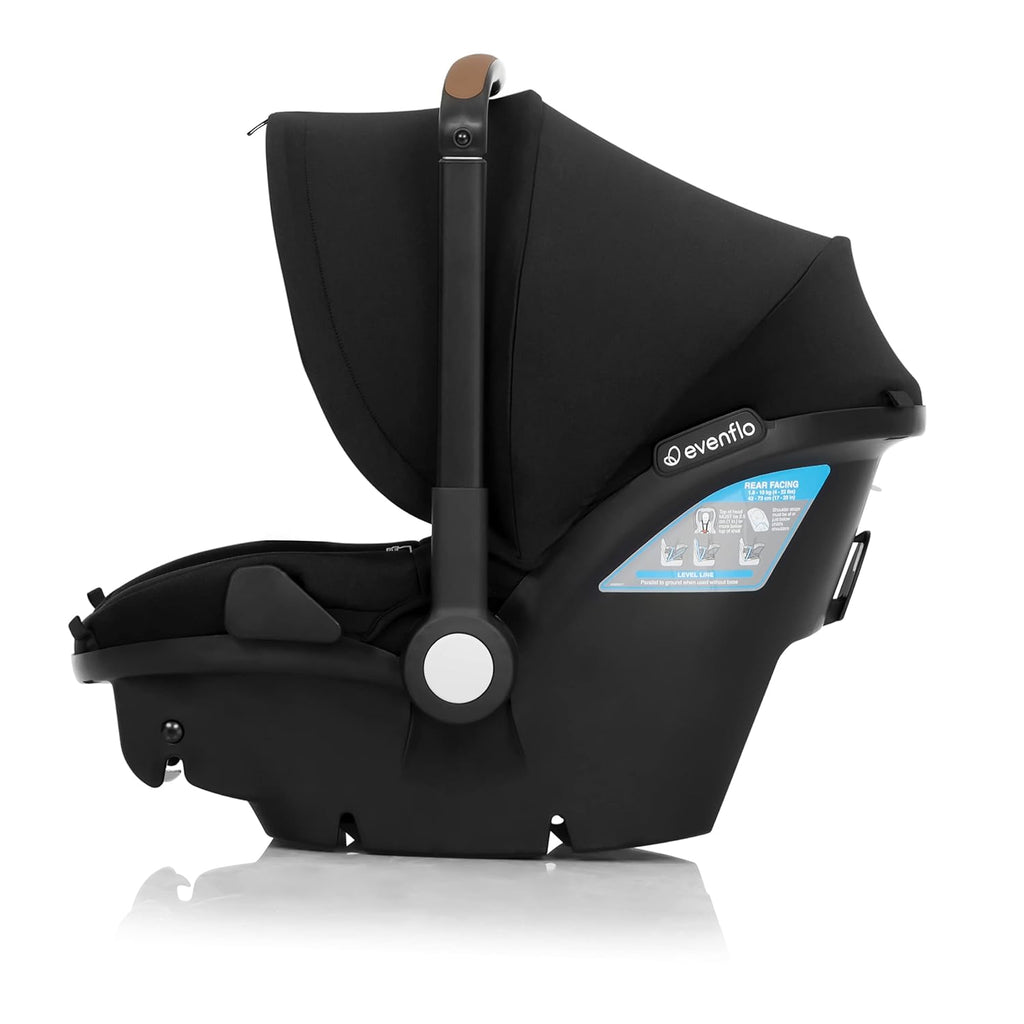 Gold Shyft DualRide Infant Car Seat and Stroller Combo with Carryall Storage (Moonstone Gray)