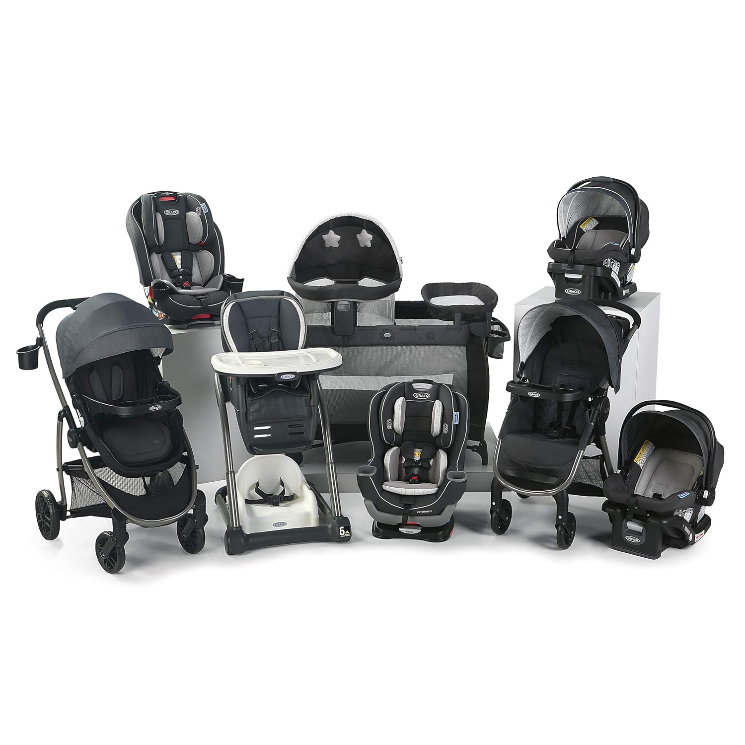 Graco Pack 'n Play Close2Baby Bassinet Playard Features Portable Bassinet Diaper Changer and More, Derby