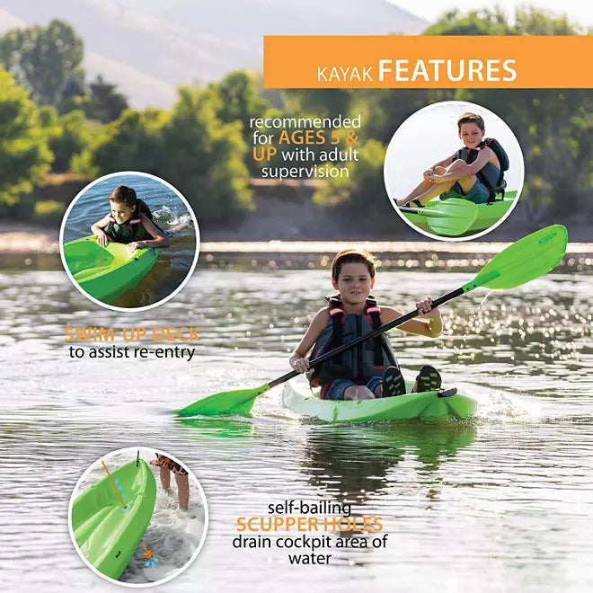2025 Lifetime Wave 6' Youth Kayak Paddle Included
