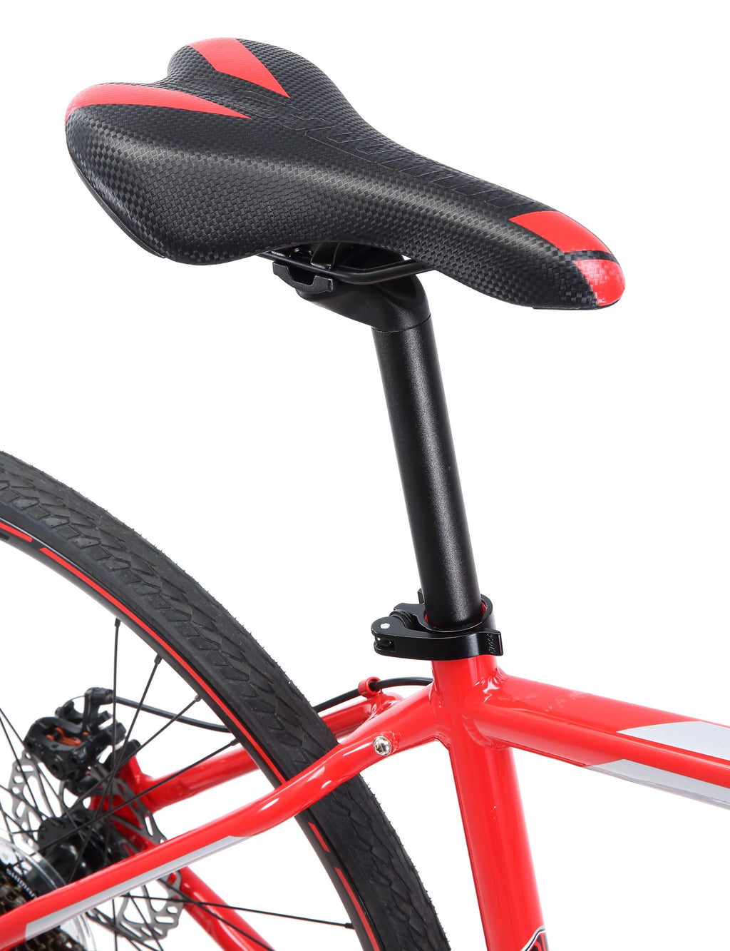 2025 Schwinn Kempo Hybrid Bike, 700c Wheels, 21 Speeds, Mens Frame, Red