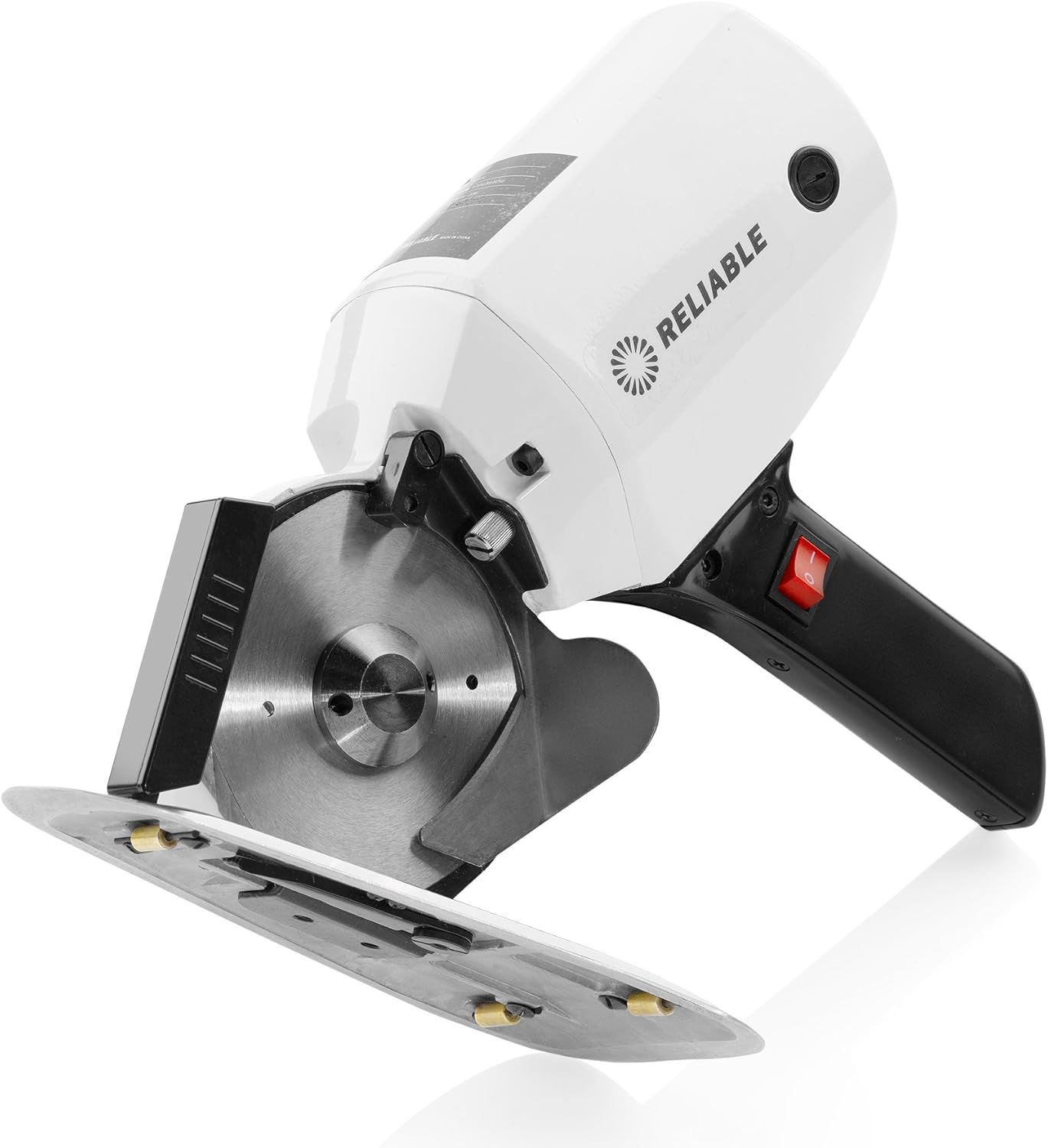 1500FR Octagonal Knife Cloth Cutting Machine, 4-Inch High Power Light Weight Fabric Cutter, 1" cutting capacity, High-power Electric Motor, Knife Guard, Automatic Sharpener, Thin Base Plate