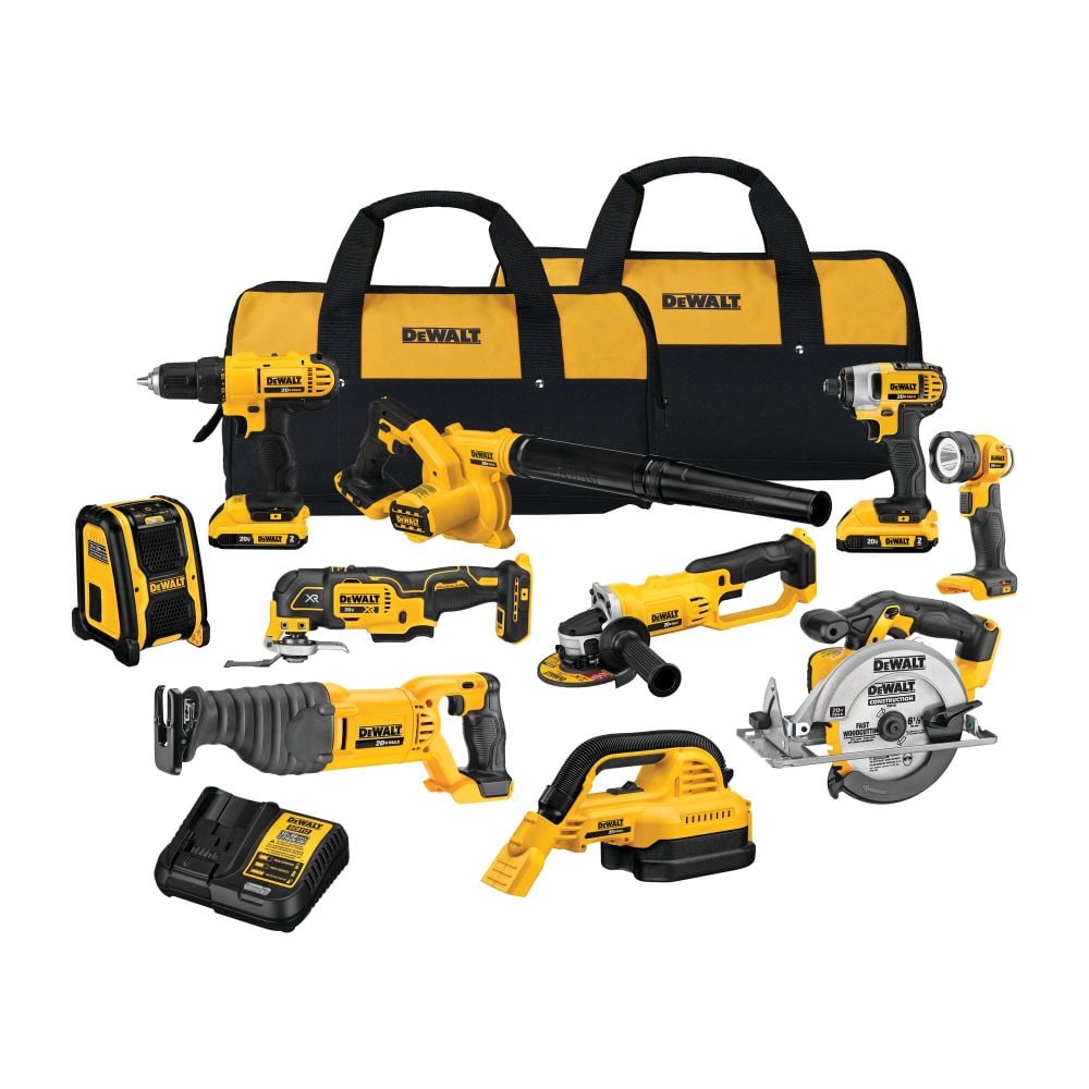 2025 DEWALT 20V MAX 10 Tool Combo Kit DCK1020D2 from DEWALT
