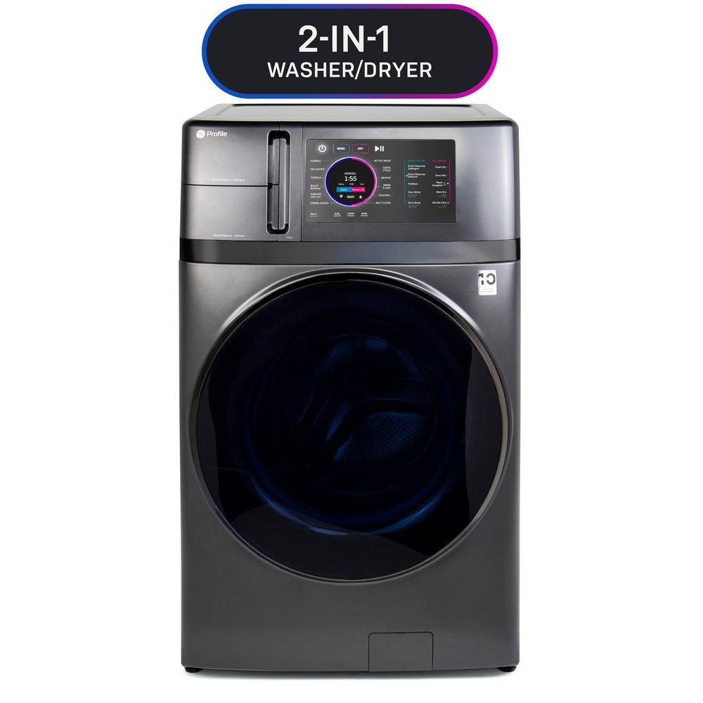 2025 GE Profile 4.8 cu. ft. UltraFast Combo Washer  Dryer with Ventless Heat Pump Technology in Carbon Graphite