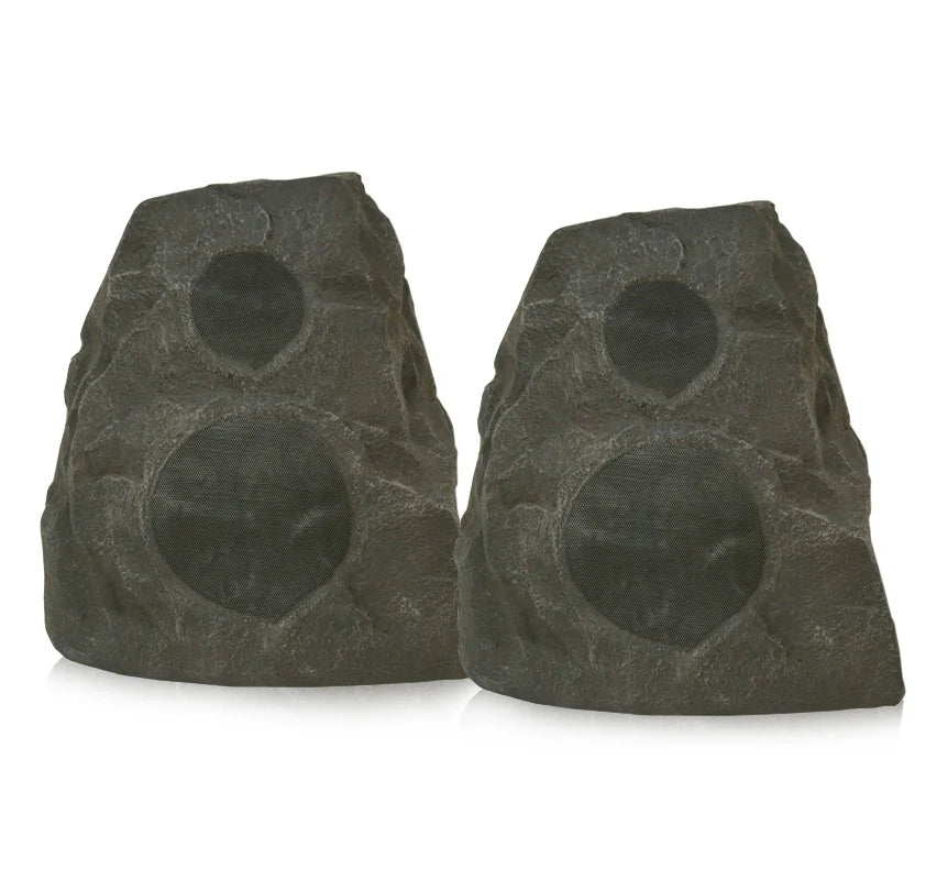 2025 Klipsch AWR-650-SM Outdoor Landscape Rock Speakers - Granite (Pair)