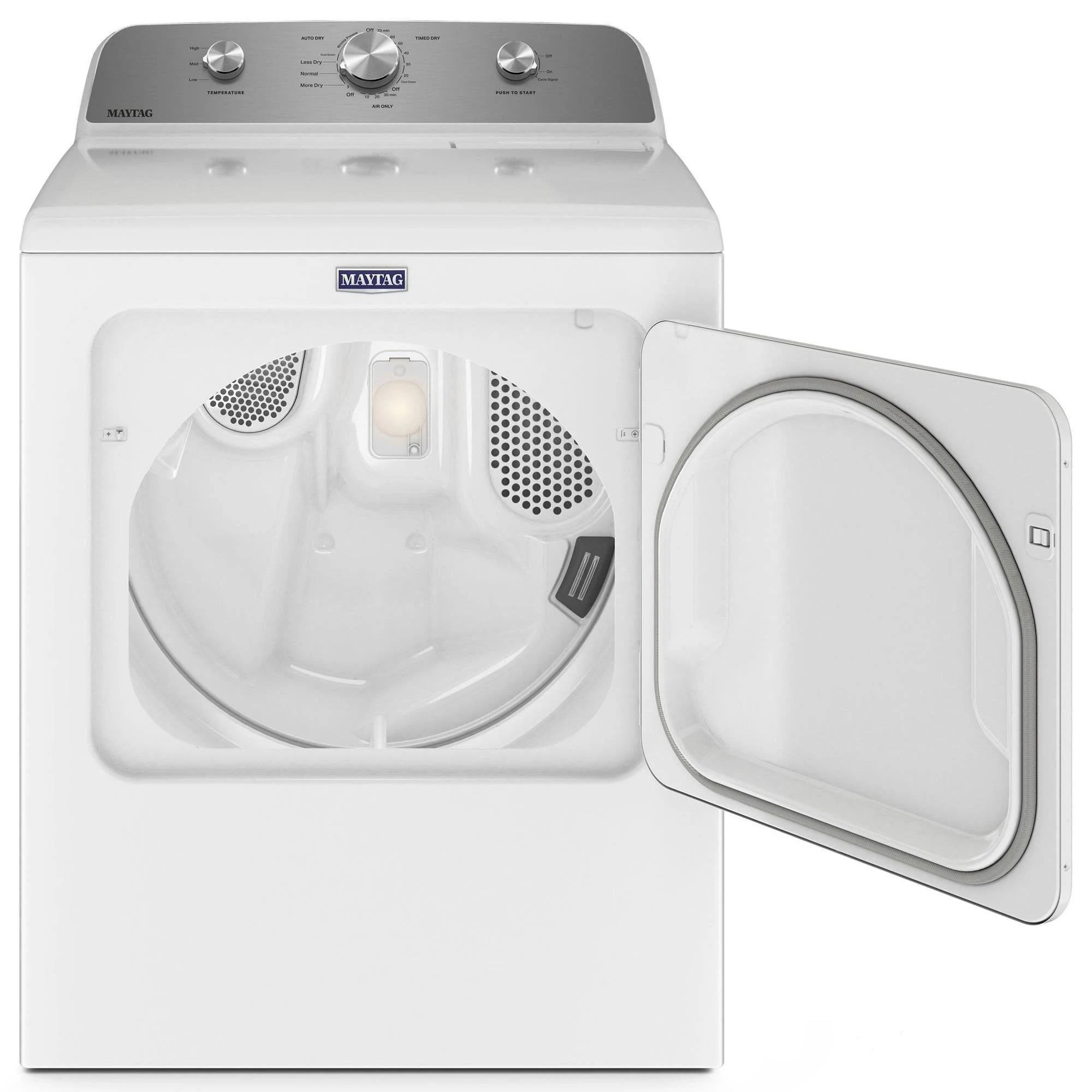 2025 Maytag - 7.0 Cu. ft. Electric Dryer with Wrinkle Prevent - White