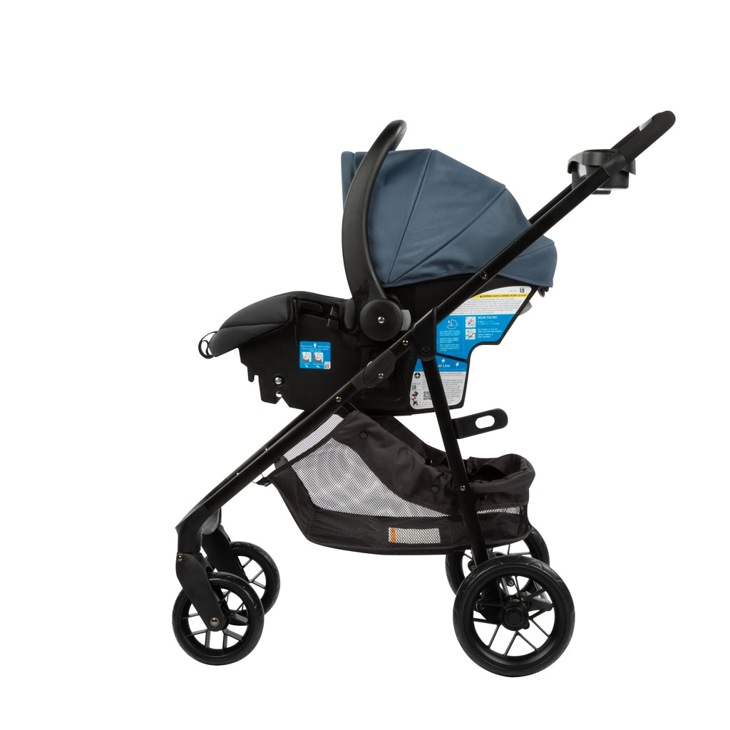 2025 Safety 1st Grow and Go Sprint Modular Travel System Stroller with Rear-Facing Infant Car Seat, Bluestone