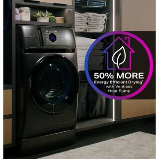 2025 GE Profile 4.8 cu. ft. UltraFast Combo Washer  Dryer with Ventless Heat Pump Technology in Carbon Graphite