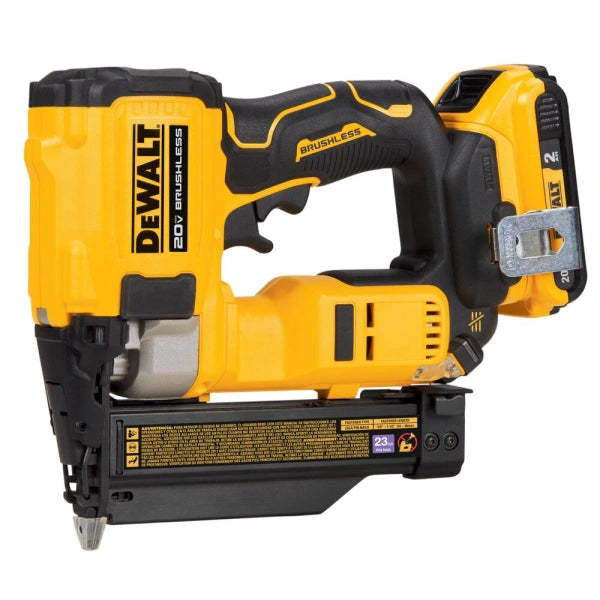 2025 DeWalt ATOMIC 20V MAX Brushless Cordless Pin Nailer Kit – 23-Gauge, 5/8" to 1-1/2" Nails
