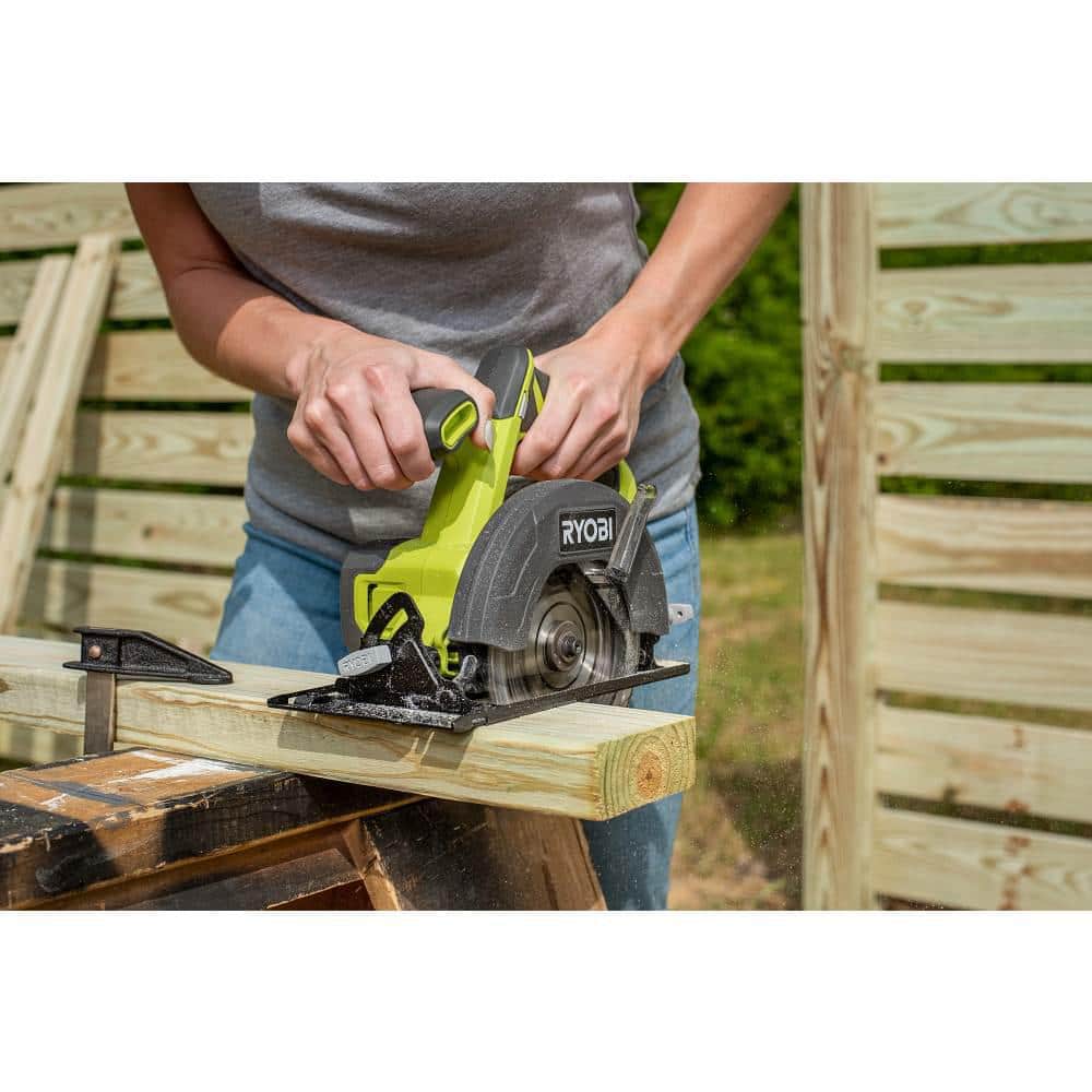 2025 RYOBI ONE+ 18V Cordless 6-Tool Combo Kit with 1.5 Ah Battery, 4.0 Ah Battery, Charger with Jig Saw PCL1600K2-P5231 28324924