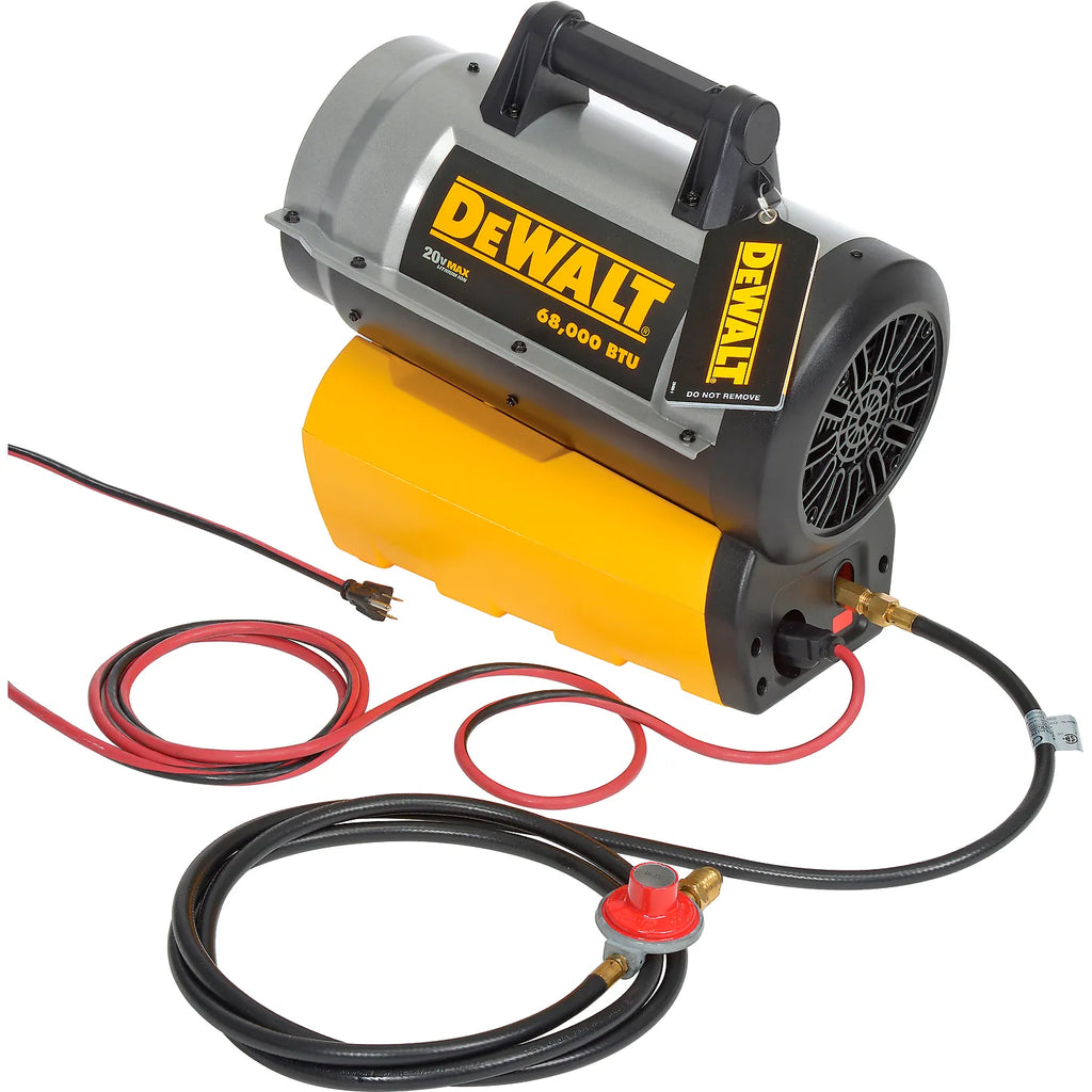 2025 DEWALT 68,000 BTU Cordless Forced Air Propane Heater - DXH70CFA